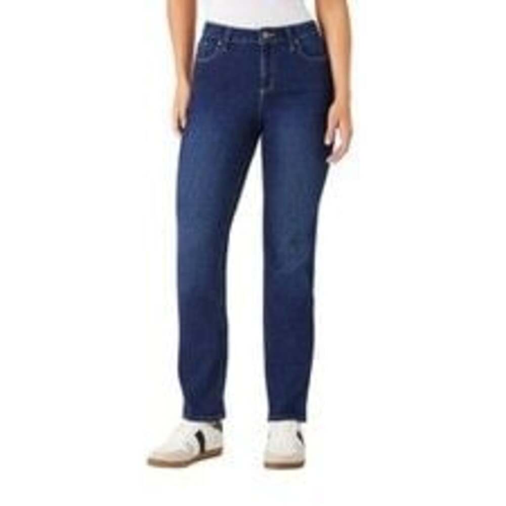 Member's Mark Women's Straight Jeans Size 8 Dark Wash